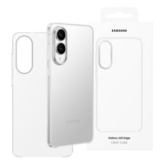 Samsung 三星原廠官方 Galaxy S25 Edge 透明保護殼【盒裝】EF-QS937