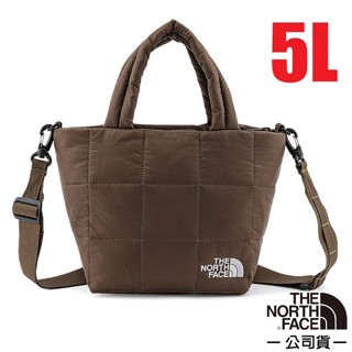 【美國 The North Face】背提兩用托特包 5L NUPTSE MINI單肩側揹包 隨身提袋/煙燻棕 8B20