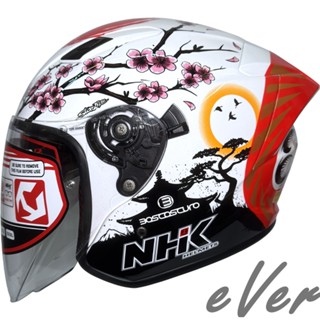NHK S1 GP PRO AL21#12 日本站 內藏墨片半罩式安全帽《遠古騎士》