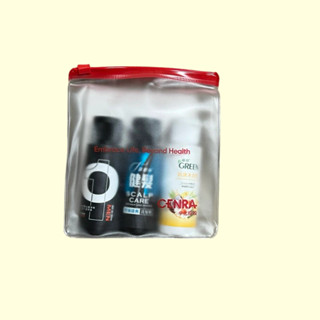 綠的抗菌旅行-男士超進孝三合一潔淨露60ml/菲那絲健髮洗髮精-控油清爽60ml/綠的抗菌沐浴乳-洋甘菊精油60ml