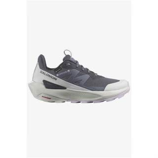 Salo 女 ELIXIR ACTIV Goretex 低筒登山鞋 墨黑/冰河灰/紫