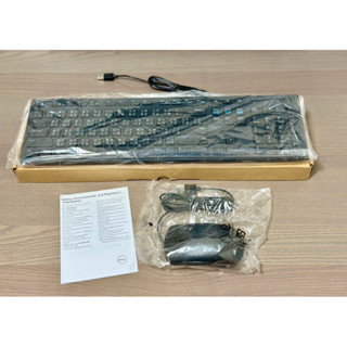 【全新品】DELL 戴爾 有線鍵盤滑鼠組 【型號】鍵盤KB216／滑鼠 MS116t