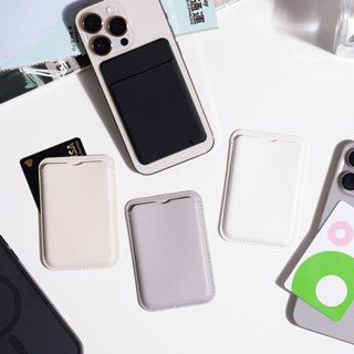 🎀大創代購🛒Magesafe磁吸式卡套 iphone手機的卡片收納/合皮製 放悠遊卡信用卡 出門方便