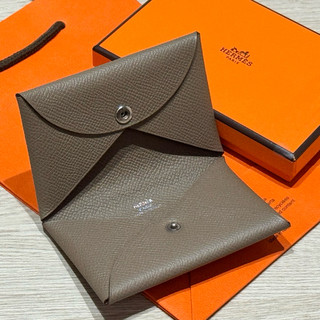 「已售出」HERMES 大象灰 皮夾 最好用的卡夾