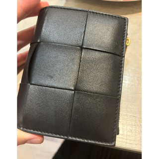 近全新bottega veneta短夾 BV雙開短夾