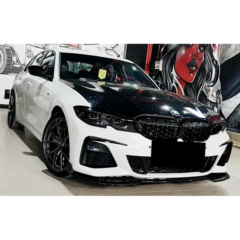 BMW 寶馬 G20 G21 前風刀 亮黑 前風刀 G系列 318i 320i 330i M340i 四門 五門旅行車