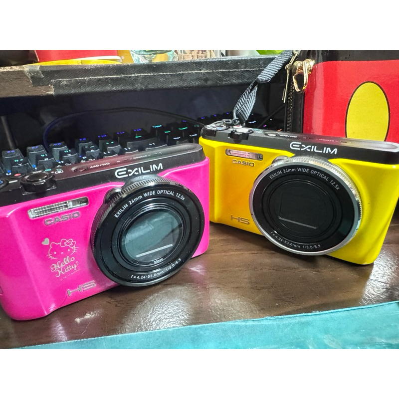 casio 卡西歐 zr1200可以翻轉螢幕自拍 桃紅hello kitty聯名款