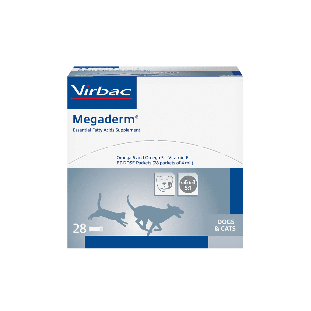 Virbac 維克 Megaderm® 健膚樂 犬貓專用必須脂肪酸ω6/ω3與維他命