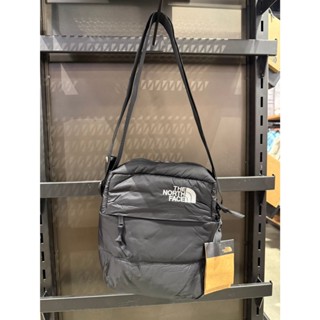 美國 THE NORTH FACE 黑色 空氣棉 側揹包