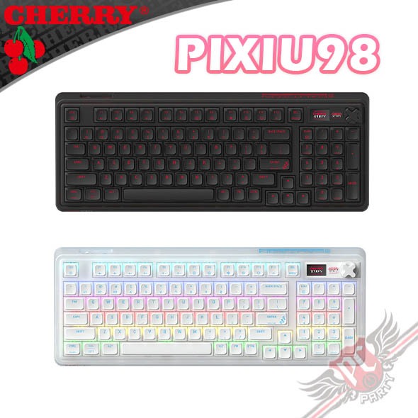 CHERRY 德國原廠 PIXIU 98 RGB MX2A 無線三模電競鍵盤 官方旗艦館