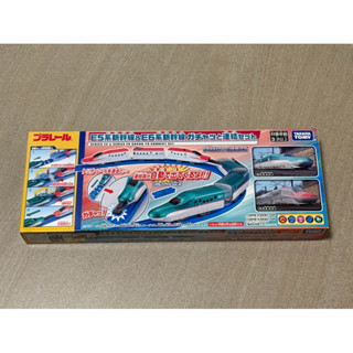 TOMY PLARAIL 多美火車鐵道王國 (自動連結)E5系&E6系新幹線連結雙入組