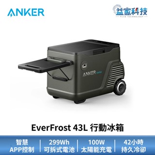 ANKER EverFrost【43L 行動冰箱】露營冰箱/冰櫃/冰桶/車用冰箱