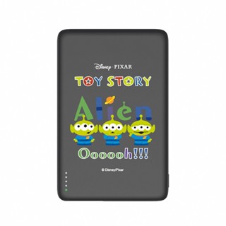 迪士尼超薄磁吸無線快充行動電源/ 5000mAh/ 三隻三眼怪 eslite誠品