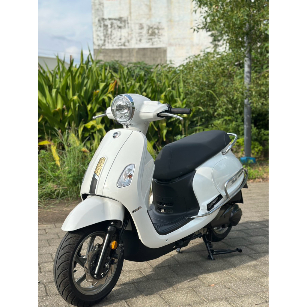 【南投30年在地賣家】全白配色🔺贈車身防撞桿2020 Fiddle 125 CBS 本人很漂亮