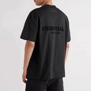 多色可選 Fear Of God Essentials Boxy Logo T-Shirt 前後 植絨 logo 短袖