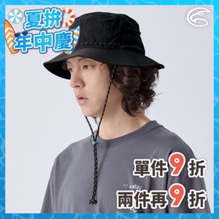 ADISI 環保紗速乾超撥水中盤水邊帽 AH24036 黑色 (M-L)｜防潑水 吸濕 排汗 快乾 透氣