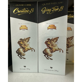 ｛現貨臺灣｝越南原裝正品Sang tao No.8濾泡中度烘焙研磨純咖啡粉。規格：250g*1盒。