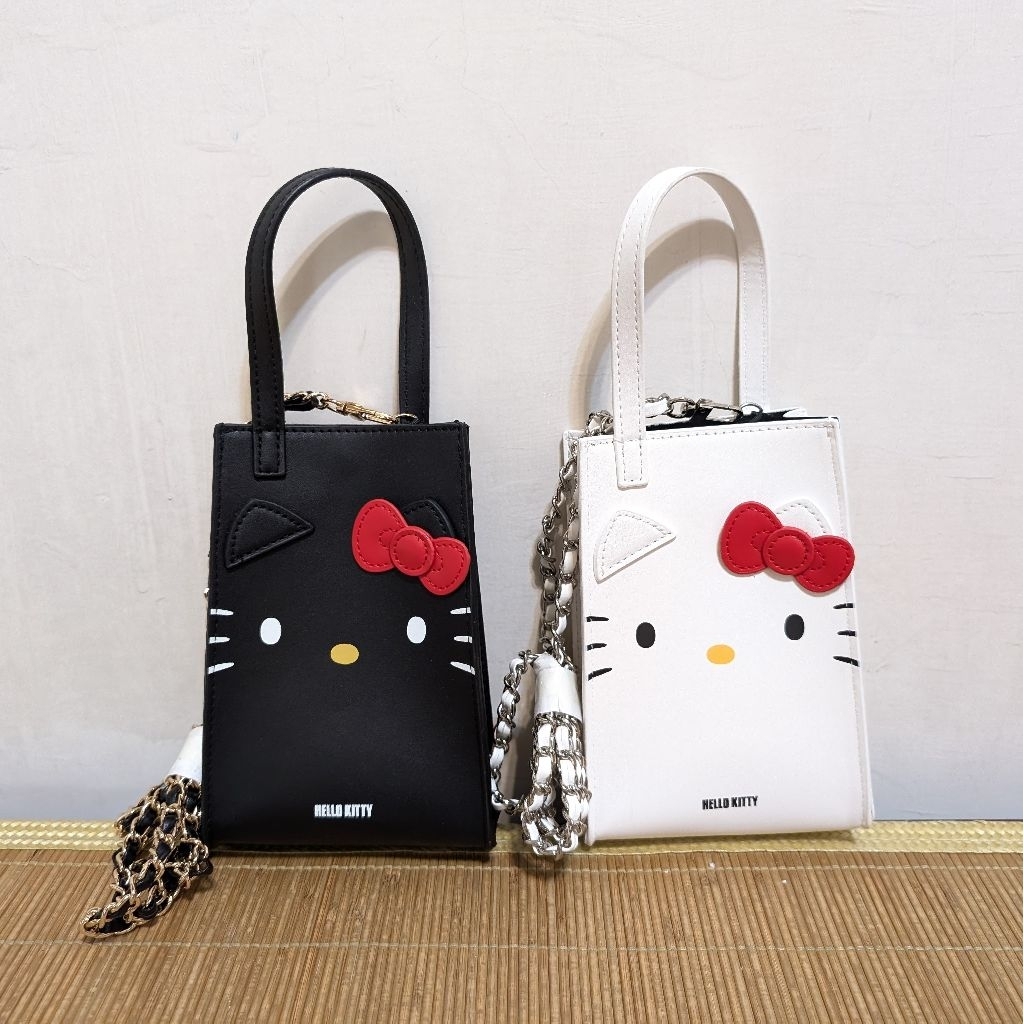Hello Kitty 珠鍊眼鏡袋 附贈眼鏡布+紅包袋