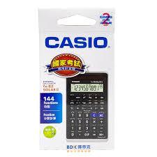 CASIO fx-82SOLAR II CASIO學生考試用國考計算機 科學型太陽能計算機工程數學物理化學專用(二手)