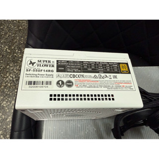 電腦雜貨店～振華SF-550F14RG 550W 80PLUS電源供應器 二手良品$1200
