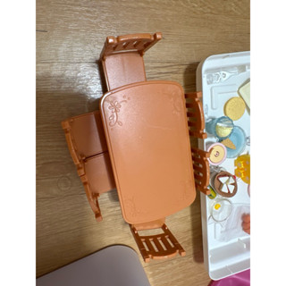 玩具扮家家酒_森林家族1餐桌6椅_配件娃娃屋場景適用