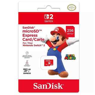 【艾達電玩】全新現貨 任天堂 NS2 Sandisk microSD Express 256G 特規記憶卡 台灣公司