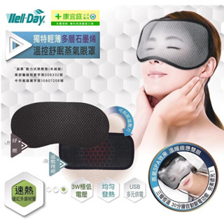 新品上架【晶晏】石墨烯舒眠蒸氣眼罩 石墨烯眼罩《康宜庭藥局》《保證原廠貨》