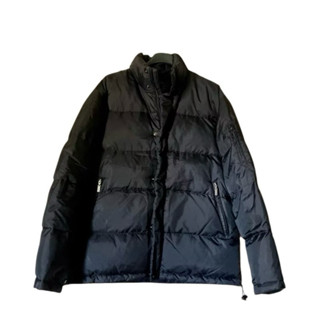 BOBSON FRANCE GOOSE(男版)黑色立領羽絨外套（L)法國鵝絨100%