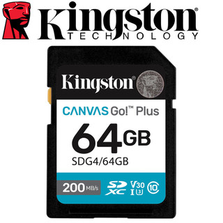Kingston 金士頓 64GB SDXC SD UHS-I U3 V30 64G 記憶卡 SDG4