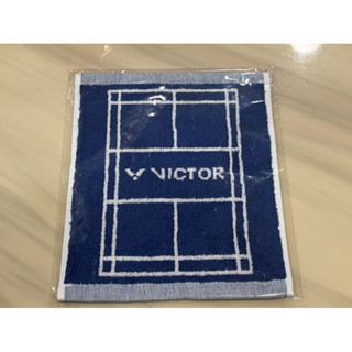 全新轉賣 MIT臺灣製VICTOR 場地造型運動小方巾 （場地藍）C-4197 尺寸：22x27cm運動毛巾