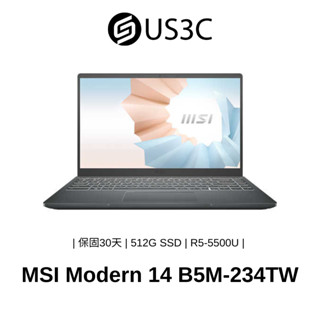 MSI Modern 14 B5M-234TW 14 FHD R5-5500U 16G 512G SSD 二手文書筆電