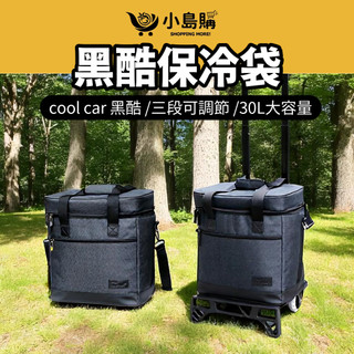 【小島購】 保冷袋 保冰袋 保溫袋 cool car 30L 黑酷保冷袋 保溫保冷袋 保溫包 保冰拖車 領航家