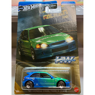 《玩具男子》Hot Wheels 風火輪 99 HONDA CIVIC TYPE R EK9 Falken