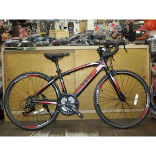 【冠鑫自行車】美騎樂 ML-R193S SHIMANO 21速 鋁合金 24吋 彎把公路車 童車 小鐵人 黑紅 高雄