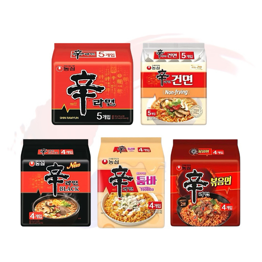 【韓國忠清南道】 韓國農心 NONGSHIM 特價！辛拉麵、非油炸辛拉麵、辛辣炒麵、黑辛拉麵、辛辣白菜、辛辣雞肉 泡麵