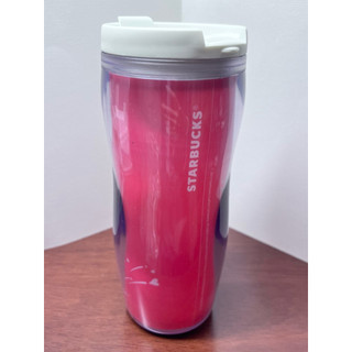 [二手良品］Starbucks 星巴克情人節愛心透明隨行杯