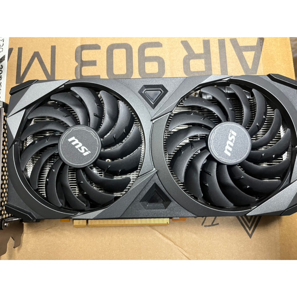 MSI RTX3060 VENTUS 2X 12G OC顯示卡 無盒 二手功能正常 卡況好 已註冊保內📌優惠6900