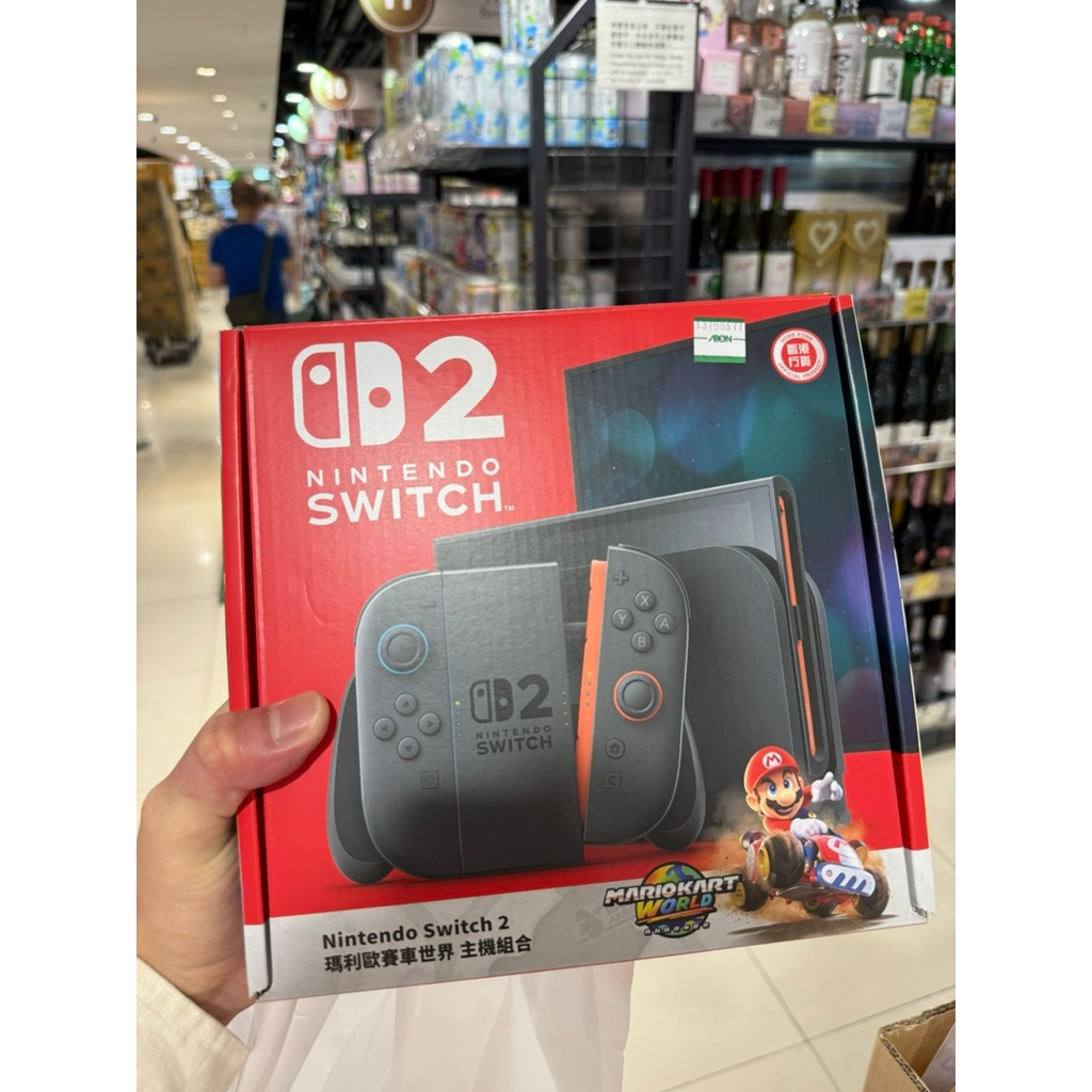 全新現貨 switch 2瑪利歐賽車世界8同睏包 香港正貨