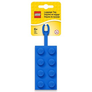 LEGO樂高 樂高 樂高積木造型吊牌-藍色 人偶造型行李吊牌 揹包吊飾 掛飾吊飾 COCOS LG287