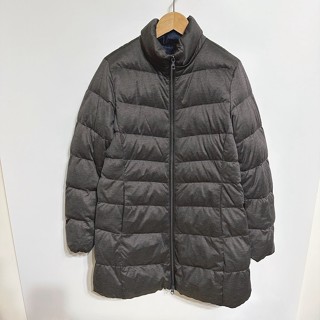 MOMO 古著商號 UNIQLO 優衣庫 長版 羽絨外套 L號