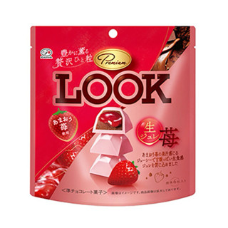 🍧（現貨）日本不二家-LOOK生果凍草莓巧克力
