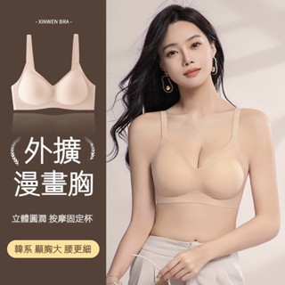 無痕小胸內衣 外擴型漫畫胸內衣 聚攏顯大 挺拔胸罩 無鋼圈收副乳 防下垂 透氣按摩固定杯 女士文胸【8802#】