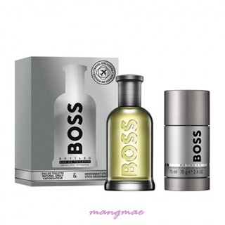 【忙內】BOSS 自信男性淡香水禮盒組 淡香水100ml+70g體香膏