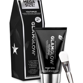 Kaga's Select🚚美國 GLAMGLOW 瞬效發光抗老泥膜面膜 🇺🇸100g 黑罐大容量 YOUTHMUD美妝