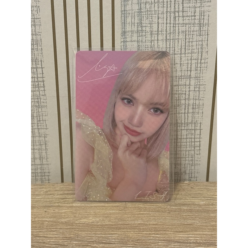 kpop正版鐵盒小卡Lisa～