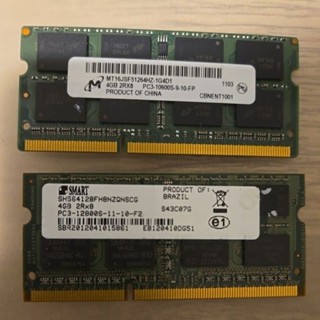 筆記型DDR3 4GB PC3 12800S &10600 記憶體