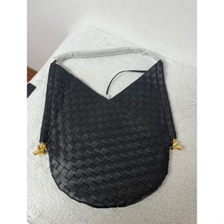 貝貝精品 出貨實拍 純手工編織女包 編織牛皮革 手提包 單肩包 側揹包 斜揹包 精品包 挎包大號37.5*44*2cm