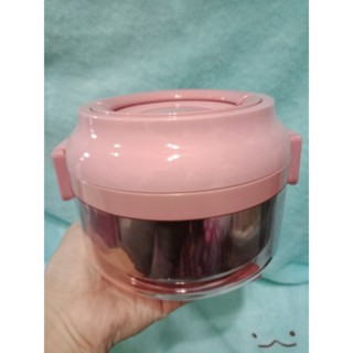 Hello Kitty提把式不鏽鋼隔熱便當盒(可分離式)