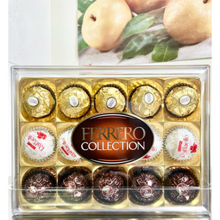 【FERRERO ROCHER金莎】費列羅臻品甜點禮盒 15粒裝