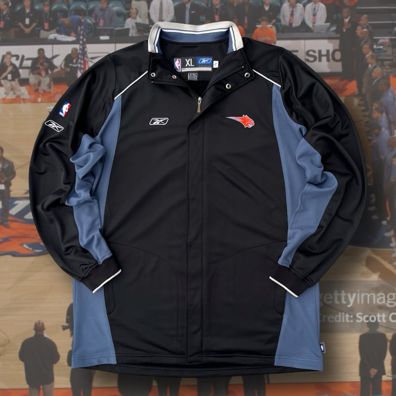 Bobcats 2005/06 Warm Up Jacket 🐱 Reebok 夏洛特山貓 熱身外套 NBA外套 古著